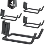 4 Pack E-track Heavy Duty Shovel Hanger For Store Long Large,. Fixed Price $65.10.