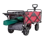 Mac Sports Folding Wagon W/brake/ Tailgate/table/ LOAD-300 Ib All-terrain Wheels. Fixed Price $129.12.