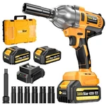 Taskstar 1200NM Cordless Impact Wrench 1/2" 886FT-LB 2XBATTERY Brushless Gun. Fixed Price $99.00.