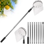 Sadoia Fruit Picker Pole With Basket Telescoping -adjustable 11.5FT Black. Fixed Price $27.02.