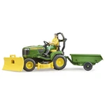 1/16 John Deere X949 Lawn Mower Tractor W/ Trailer & Gardener By Bruder 09824. Fixed Price $49.99.