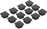 Square Plastic Plug, End Caps For Tubing Pipe Od Inch, Black. Fixed Price $12.64.