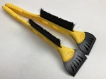21" Large Yellow Ice Scraper & Snow Brush - Pack Of Hopkins Made Usa. Fixed Price $14.95.