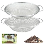 Soil Sifter For Gardening, Rock 5GALLON 2PCS(1/4IN,1/8IN). Fixed Price $32.83.