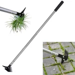 Baraystus Weed Puller 61" Adjustable Long Handle, 2-IN-1 Rake & Black. Fixed Price $35.99.