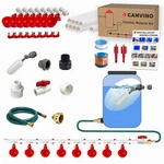 Automatic Chicken Waterer System (45 Accessories Included), Complete Pvc Pipe.... Fixed Price $80.12.