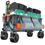 Sunnyfeel 49 Foldable Wagon Cart - Model WGOS0001 550LBS Capacity. Fixed Price $179.99.