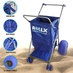 Rollx Foldable Storage Wagon Beach Cart, Balloon Wheels. Fixed Price $239.97.