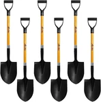 6PACK Ashman Round Shovel Handle Grip With 41 Inches Long Shaft. Fixed Price $149.99.
