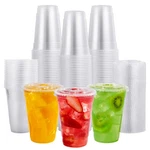 Plastic Cups With Lids Disposable Cold Drinking 16OZ 200 Pack Focusline. Fixed Price $47.34.