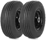 Ar-pro (2-PACK) Tire 4.00-5" Pneumatic, Black(rib Tread). Fixed Price $70.99.