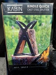 Kabin Kindle Quick Cast Steel Log Splitter - Manual Splitting Tool New Nib. Fixed Price $57.77.