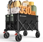 Wagons Carts Foldable, Collapsible 330LBS Capacity, Large. Fixed Price $134.99.