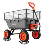Vevor Garden Dump Cart 800LBS Poly With Storage Fence & Swivel Wheels. Fixed Price $161.99.