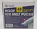 Eco Living Solutions Roof Ice Melt Pucks Calcium Chloride 48 New. Fixed Price $39.99.