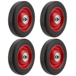 Pingeui 4 Pcs 8 Inch Solid Rubber Tire, Flat Free Wheels, Hand T.... Fixed Price $40.30.