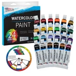 Professional 24 Watercolor Set, 12ML Tubes Craft Artist Painting. Fixed Price $15.99.