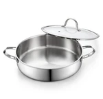 Cooks Standard 5.5-QUART Saute Pan + Lid Multi-ply Clad Stainless Steel. Fixed Price $112.99.