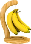Banana Hanger Bamboo Holder Stand Sturdy Display With Hook For Home Bar Count. Fixed Price $22.90.