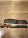 Barebones Japanese Nata Tool - Full Tang Machete For Yard Work Balanced. Fixed Price $90.00.
