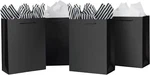 Shipkey Pcs Small Gift Bags With (pack Of 10), Black + Mixed Tissue. Fixed Price $16.32.
