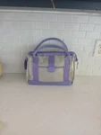 Stanley Soft Canvas Tool Bag Tote Handles Compartments Work Garden Purple Gray. Fixed Price $20.00.