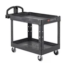 Rubbermaid FG450088BLA Black 2-SHELF 39" X 18" Utility Cart. Fixed Price $165.00.