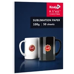 Koala Sublimation Paper 8.5X11 Inkjet Heat Transfer Cotton Poly T-shirt 100GSM. Fixed Price $9.98.