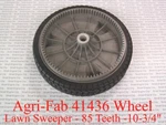 (1) Sears Craftsman Agri-fab 41436 Tow-behind Lawn Sweeper Wheel 85 Teeth Tooth. Fixed Price $29.95.