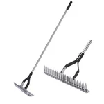 Yeelor Thatch Rake For Lawn Easily Removes Dead Grass & 58.5 Inch Long. Fixed Price $43.85.