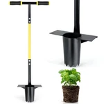 Jardineer Bulb Planter Tool Long Handle, Heavy Duty Stainless Steel Garden Tr.... Fixed Price $34.74.