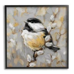 Stupell Industries Bird Perched Pussy Willow Wildlife Giclee Framed Wall Art,.... Fixed Price $38.52.