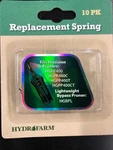 Hydrofarm Replacements Spring, 10 Pieces Per Pack New. Fixed Price $10.99.