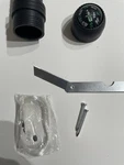 Shovel Compass Knife Wrench Hatchet Hammer Saw Survival Multi-tool With Razor. Fixed Price $14.99.