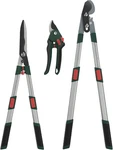 3-PIECE Garden Tool Set Bypass Lopper, Hedge Shears, Pruning With Teles. Fixed Price $100.99.
