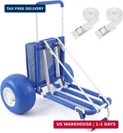 Sekey Beach Wagon With 12" Big Wheels For Sand, Heavy Duty Collapsible Car. Fixed Price $253.11.
