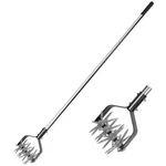Rotary Garden Tool, Adjustable Tiller, Long Handle Cultivator For Aerati.... Fixed Price $42.27.
