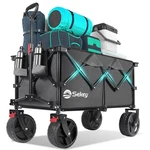 Sekey 220L Wagons Carts Foldable With Big All-terrian Beach Wheels, Collapsib.... Fixed Price $163.27.