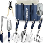 Aimerla Gardening Tools Set Of 9 Heavy Duty With Non-slip Rubber.... Fixed Price $57.92.