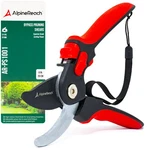 Alpinereach Bypass Pruning Shears For Gardening, Sharp Ergonomic Black, Red. Fixed Price $20.41.