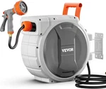 Retractable Garden Hose Reel, 5/8 Inch X 100 Ft Wall Mounted Heavy Du. Fixed Price $199.50.