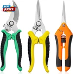 Pruning Shears 3 Pack Gardening Scissors Stainless Steel Pl. Fixed Price $13.40.
