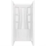 Delta Classic 500 36 X 73.25IN Piece White Gloss Shower Wall. Fixed Price $340.00.