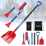 Workpro 3PC Snow Removal Kit 47" Detachable Shovel 27" 2-IN-1 Scraper Brush. Fixed Price $32.99.