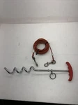 Dog Tie Out Cable And Stake 20 Runner-one Ft. Spiral Anchor. Fixed Price $24.97.