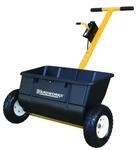 Heavy Duty 75LB Classic Drop Spreader Push Hopper Tool, Seed Granular Fertilizer. Fixed Price $152.90.