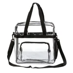 K-cliffs RT140-BLACK 12 In. Unisex Clear Pvc Heavy Duty Messenger Tote Stadiu.... Fixed Price $24.41.