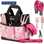 Workpro 5PCS Gardening Tools, Aluminum Heavy Duty Set With Bag, Idea. Fixed Price $37.50.