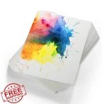 Tecunite Watercolor Paper 120 Sheets 8X12IN Cold Press Drawing. Fixed Price $34.99.