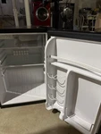 Magic Chef HMBR265BE1 Black Mini Fridge 2.6 Cu. Ft. Adjustable Thermostat, 115V. Fixed Price $60.00.